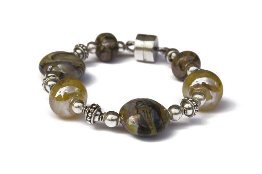 Armband goud bruin tinten